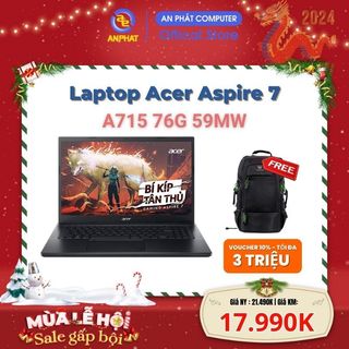 Laptop gaming acer aspire 7 a715 76g 59mw