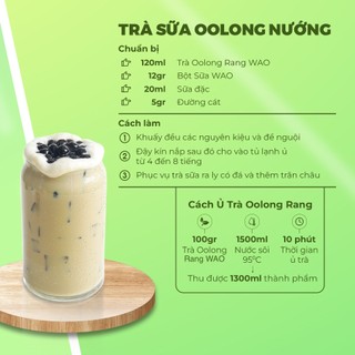 Trà Oolong Rang WAO (1kg) pha trà sữa oolong nướng đậm vị cực thơm