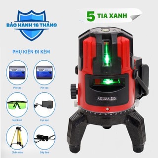 Máy bắn cốt laser 5 tia xanh,Máy cân bằng laser Akuza bắn tia laze cảm ứng C95