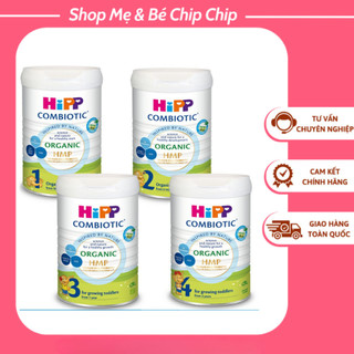 Sữa HiPP Organic Combiotic Số 1,2,3, 800g - Sữa Bột Công Thức HiPP