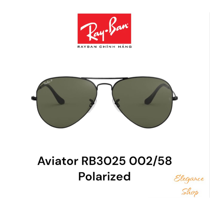 CHÍNH HÃNG Kính mát unisex RayBan RB3025 002/58