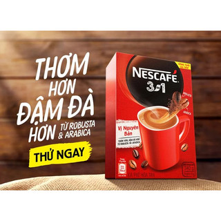 HỘP NESCAFE 3IN1 ĐỎ (18GÓI *16g) CÀ PHÊ SỮA