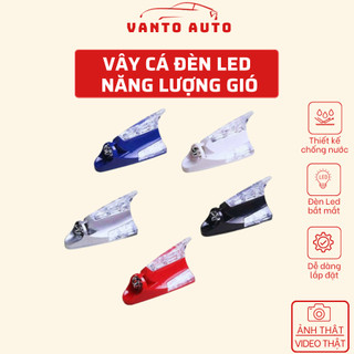 Vây Cá Mập Trang Trí Năng Lượng Gió, Nhiều Màu Sắc - Không Có Ăng Ten