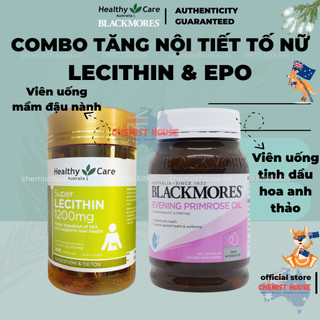 Combo Tăng Cường Nội Tiết Tố Nữ (Blackmores Anh Thảo + Mầm Đậu Nành)