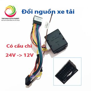 Bộ đổi nguồn 24v về 12v dành cho xe tải lắp màn android ô tô