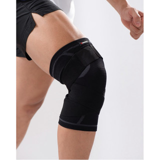 Bó gối, băng gối thể thao GoodFit dày dặn co giãn 4 chiều, bó gối bóng chuyền kèm dây quấn trợ lực chắc chắn GF511K