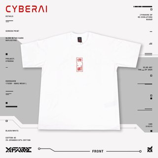 XFIRE CYBERAI TSHIRT IN WHITE