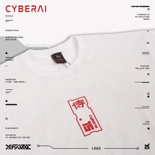 XFIRE CYBERAI TSHIRT IN WHITE