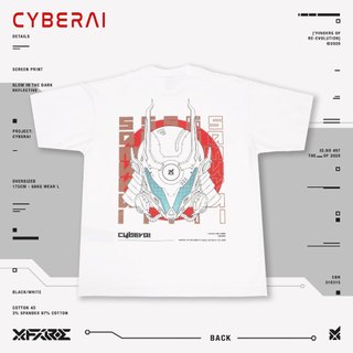 XFIRE CYBERAI TSHIRT IN WHITE