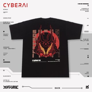 XFIRE CYBERAI TSHIRT IN BLACK