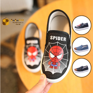 Giày Lười Bé Trai Siêu Nhân Nhện Spider Man Chống Trượt Cho Bé Từ 2-8 Tuổi BEEBEEKIDS