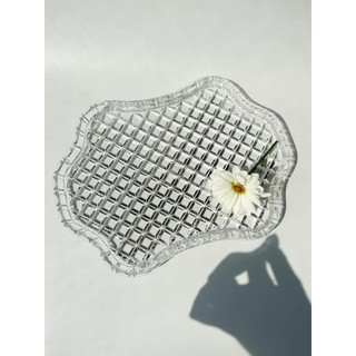 Đĩa pha lê Bohemia Crystal Diamond Cut 30.5cm
