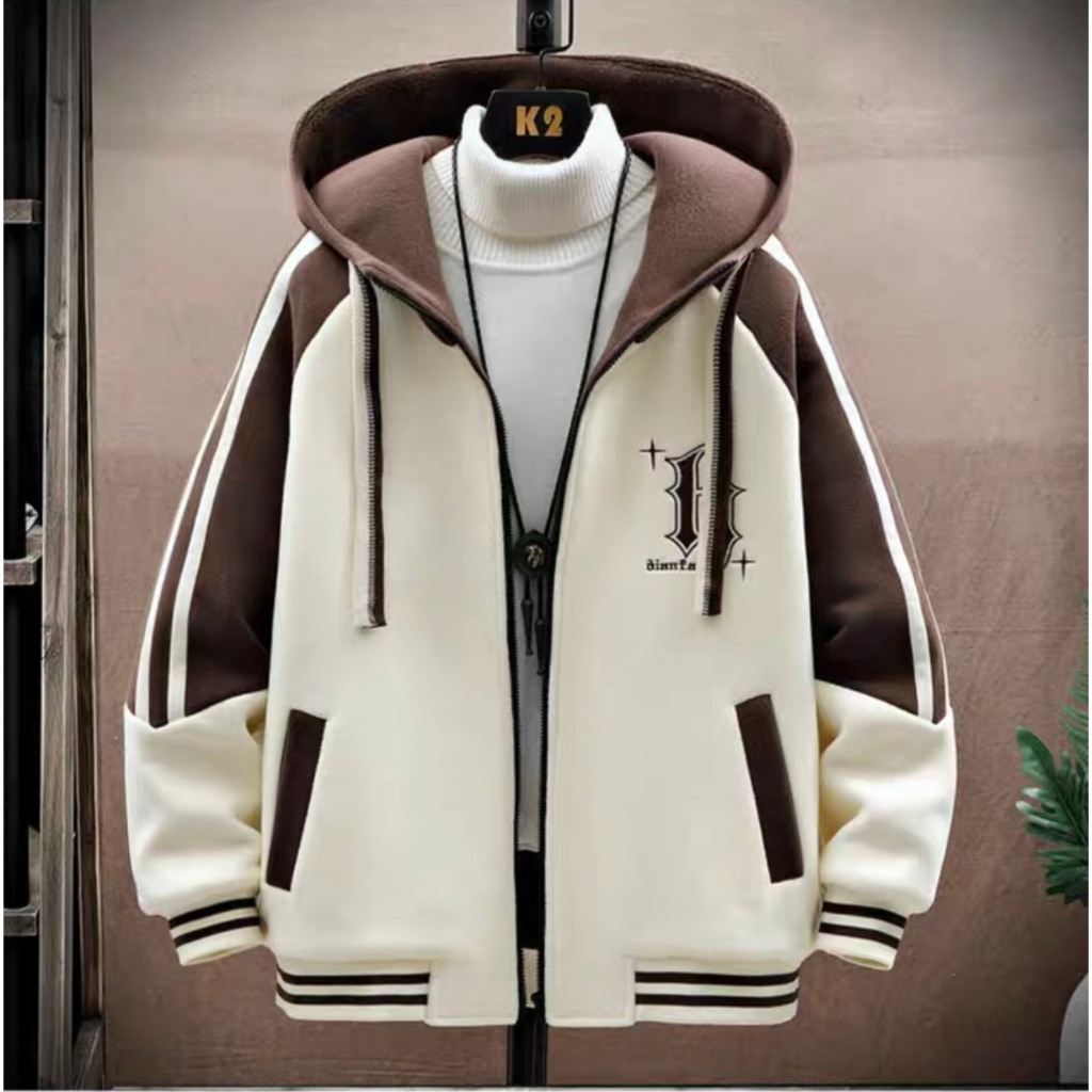 Áo Khoác Nam Thiết Kế Vải Nỉ 1 Lớp Dày Dặn Phối Màu Sịn Sò JACK_FASHION