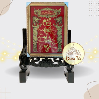  CHÂN GIÁ ĐỂ KHUNG ẢNH THỜ BẰNG GỖ KHẮC - Tăng đưa Đế di động nhiều size 