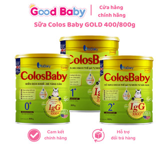 Sữa colosbaby gold, gain 800g đủ số 0+, 1+, 2+ vitadairy