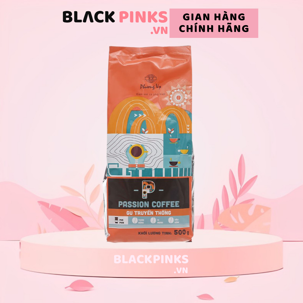 Cà phê rang xay Phương Vy Passion Coffee gu truyền thống 500g