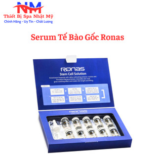 Serum tế bào gốc ronas hộp 10 lọ i tế bào gốc ronas stem cell solution hàn quốc chính hãng