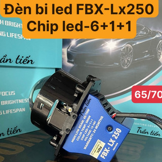 Đèn Bi Led Fbx,250 trợ pha thấu kính gắn cho oto xe máy (65/70w bh 2 năm)