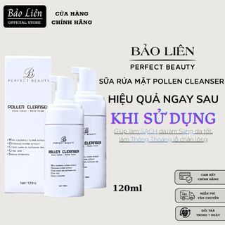 Sữa rửa mặt POLLEN CLEANSER 120ml giúp làm sạch da và dưỡng trắng da