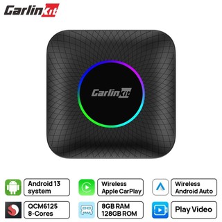 Android box carlinkit ambient 2023 snapdragon 6225, ram 4/8gb, rom 64/128gb, hỗ trợ apple carplay/android auto