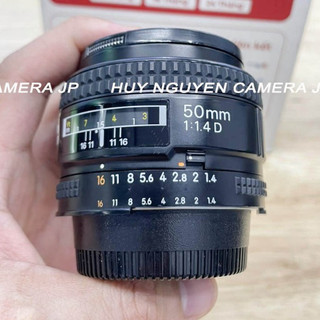 Ống kính nikon 50 f1.4 d af d , nikon 50 f1.4 afd 95-99% chuyên chân dung xóa phông rất đẹp.