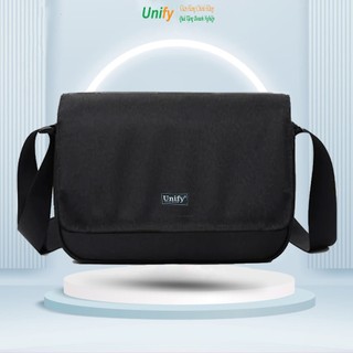 Túi Đeo Chéo Messenger Ipad Oxford Cao Cấp UNIFY Nam Nữ chất liệu chống thấm nước nhiều ngăn UNI089DEN