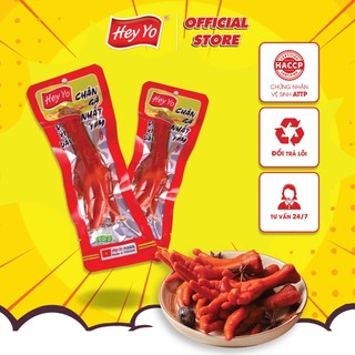 Chân gà cay Hey Yo Nhất Tâm xì dầu 40g ủ vị hàng Việt Nam đảm bảo VSATTP
