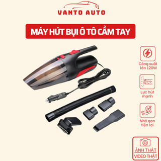 Máy Hút Bụi Ô Tô Cầm Tay, Máy Hút Bụi Xe Hơi Cao Cấp, Công Suất Lớn, Hút Siêu Mạnh 120W