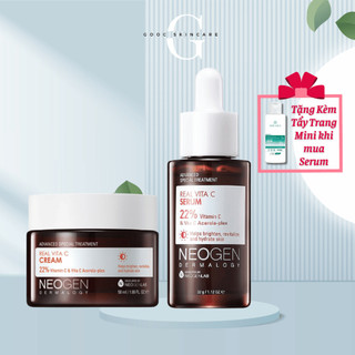 Tinh Chất & Kem Dưỡng Trắng Mờ Thâm Neogen Dermalogy Real Vitamin C