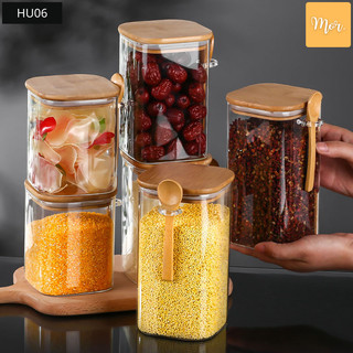 Hũ thủy tinh đựng gia vị, thực phẩm... - hu06