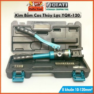 Kìm bấm cos thủy lực papatool qiati yqk-120, kìm ép cốt thủy lực 10-120mm, kìm ép đầu cốt dây điện