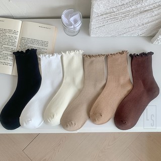 Vớ bèo nhún vintage - tất cổ nhún chất mỏng
