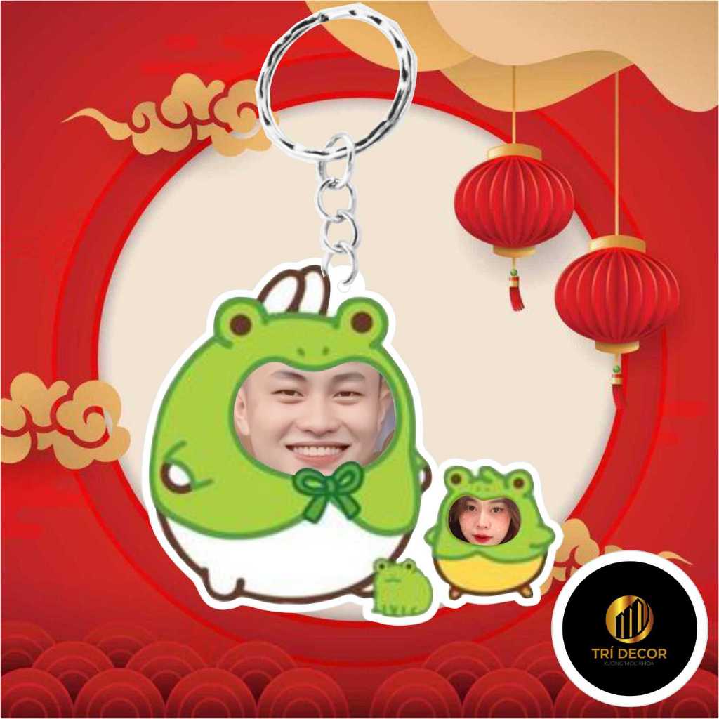 MÓC KHÓA CHIBI GHÉP MẶT CUTE