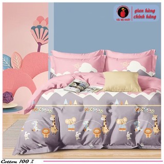Vải COTTON 100% Khổ 2m35, hoa văn độc đáo, bóng mịn, mềm mại, chuyên dùng may chăn ga gối