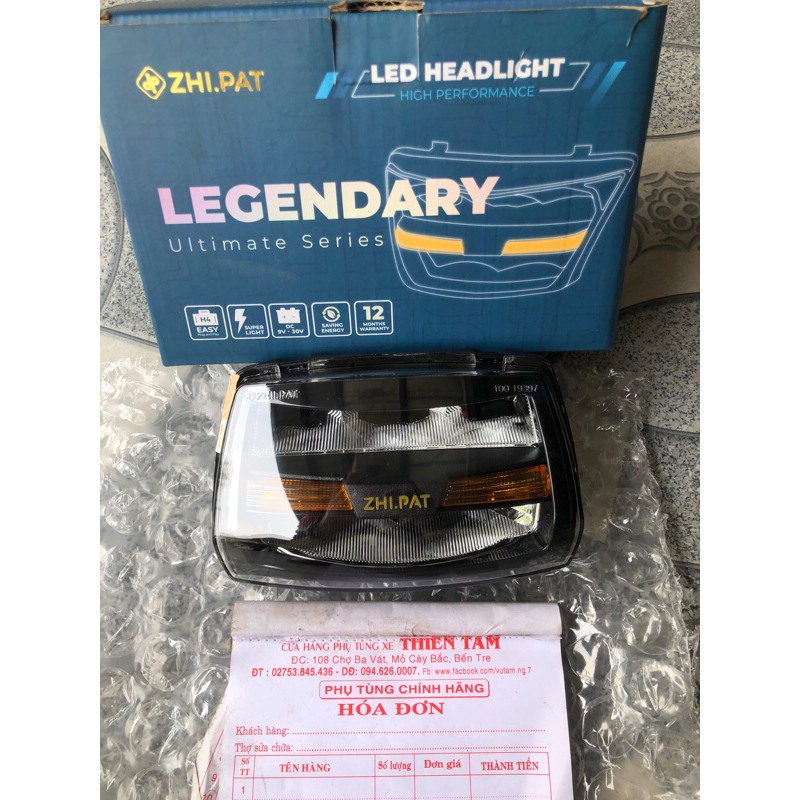 Pha đèn Led 2 tầng Zhipat chính hãng cho Dream thái super dream đầu nhỏ