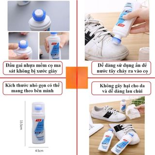 Chai tẩy trắng giày dép, túi xách PLAC - Nước lau sạch giày PLAC