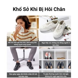 Bình xịt khử mùi hôi giày, khử khuẩn giày dép, làm thơm tủ giày