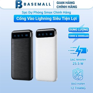 Sạc Dự Phòng Smax Chính Hãng 10000mAh-20000mAh 22.5W Ttích Hợp Màn Hình Led
