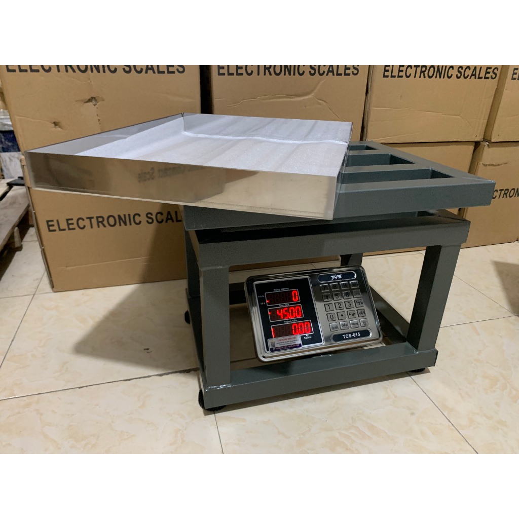 Cân điện tử 100kg 150kg 200kg 300kg 60kg ghế ngồi TVS-TCS615 dùng cân hàng hóa, vật liệu, phế liệu