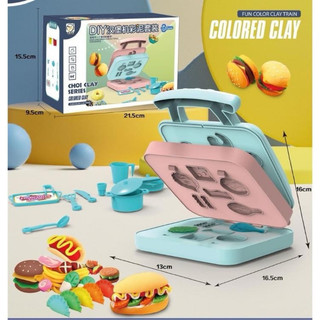 Đồ chơi đất sét làm thức ăn kèm khuôn tạo hình cho bé - BK Toys.