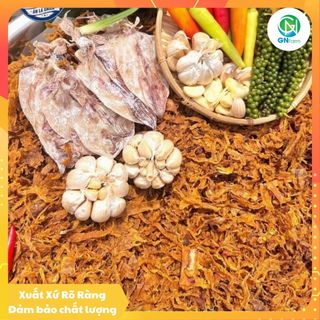 Mực Xé Cay Khô Mực Tẩm Vị Mực Khô Xé Sợi Cay Cay Mặn Mặn Ăn Là Ghiền - Hộp 250g