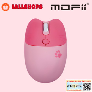 Chuột Vi Tính Không Dây (2.4Ghz) MOFII M3 - Đa Màu Sắc, Thiết Kế Hình Tai Mèo Dễ Thương, Nhỏ Gọn