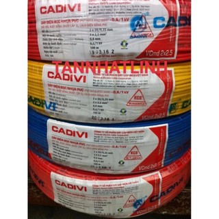 Dây điện đôi CADIVI VCmd 2x2.5 (Cuộn 100 mét)