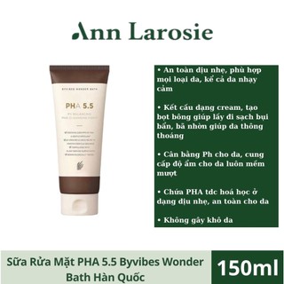 SỮA RỬA MẶT CÂN BẰNG DA PHA 5.5 pH Blancing PHA Cleansing Foam 150ml