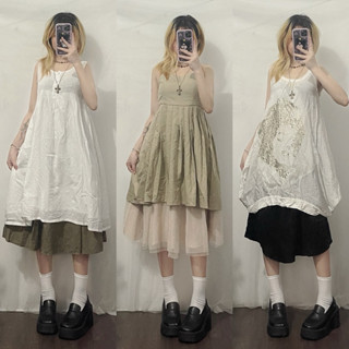 set đầm và chân váy 2hand (hoặc set đầm và khoác) (mori,vintage..)