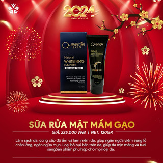 Sữa rửa mặt mầm gạo QUEENIE SKIN 120gram