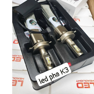 Đèn Pha xe máy K3 Siêu Sáng Chân H4 Tản Nhiệt