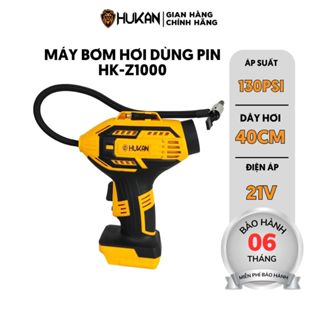 Máy Bơm Hơi HUKAN HK-Z1000 Đa Năng Dùng Pin 21V Tự Động Bơm Theo Thông Số Bơm Xe Đạp Xe Máy Ô Tô