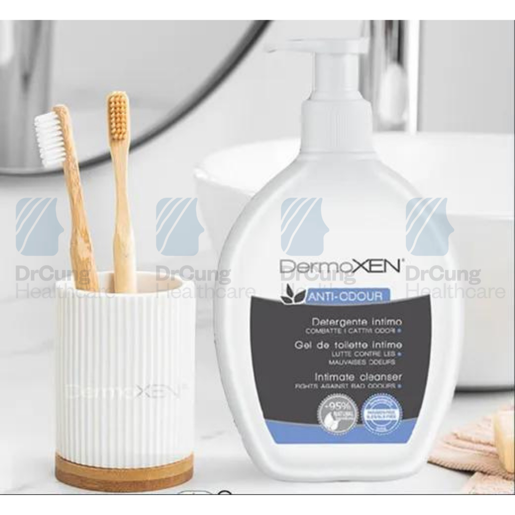 Bác Sĩ Cung Dung Dịch Vệ Sinh Dermoxen Anti Odour (Dermoxen Xanh) - Vệ Sinh Vùng Kín, Phòng Nấm Ngứa, Khô Rát (200Ml)