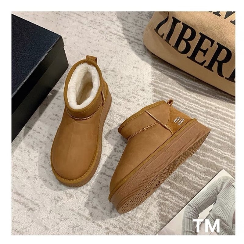 lo Boot Lót Lông Miu Cổ Thấp Mềm Êm Fullbox